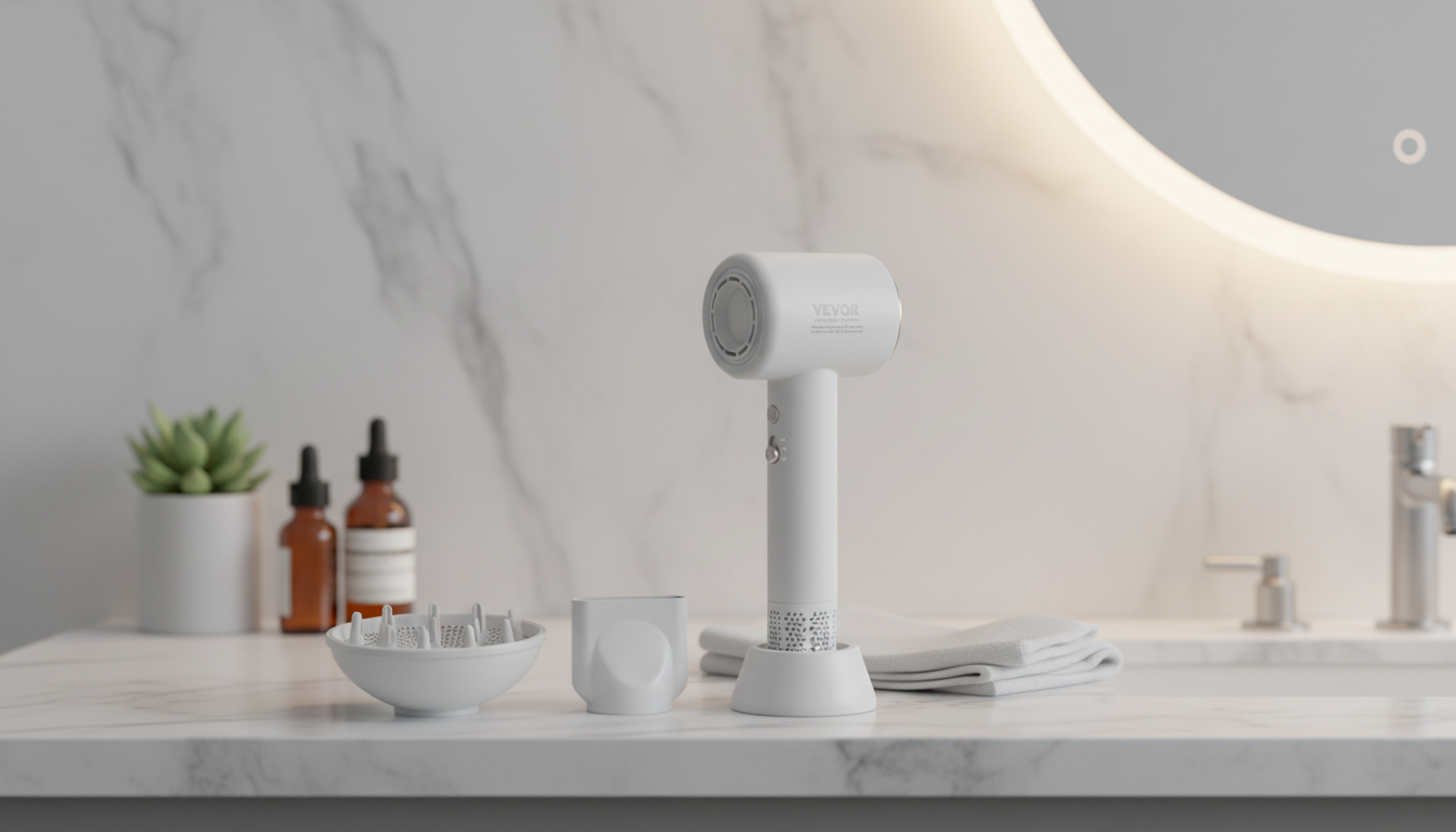 High-Speed Ionic Hair Dryer: Brushless + Diffuser Smoothness