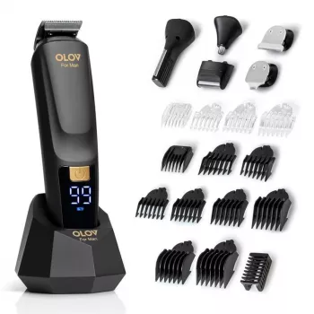 21-in-1 All-in-One Beard Trimmer Kit: Clean Neckline